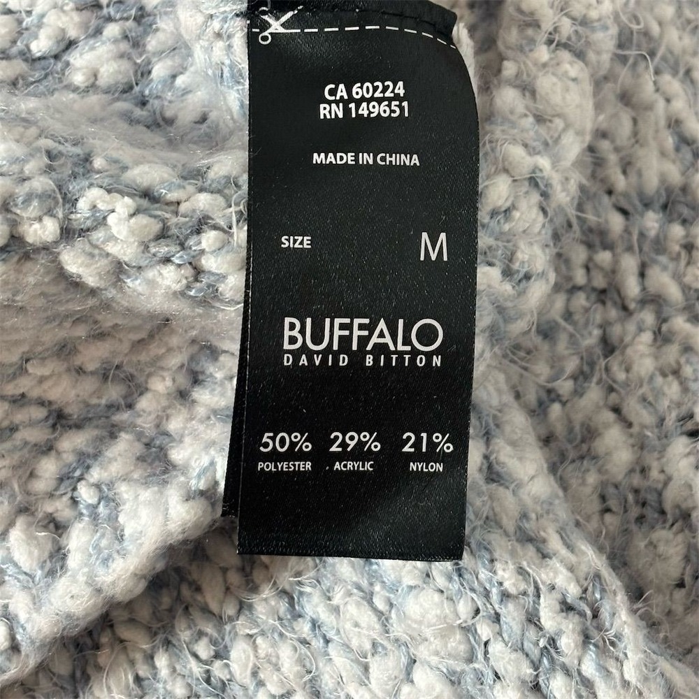 Buffalo David Bitton Women's Blue Pullover Sweater Size M - Picture 4 of 6